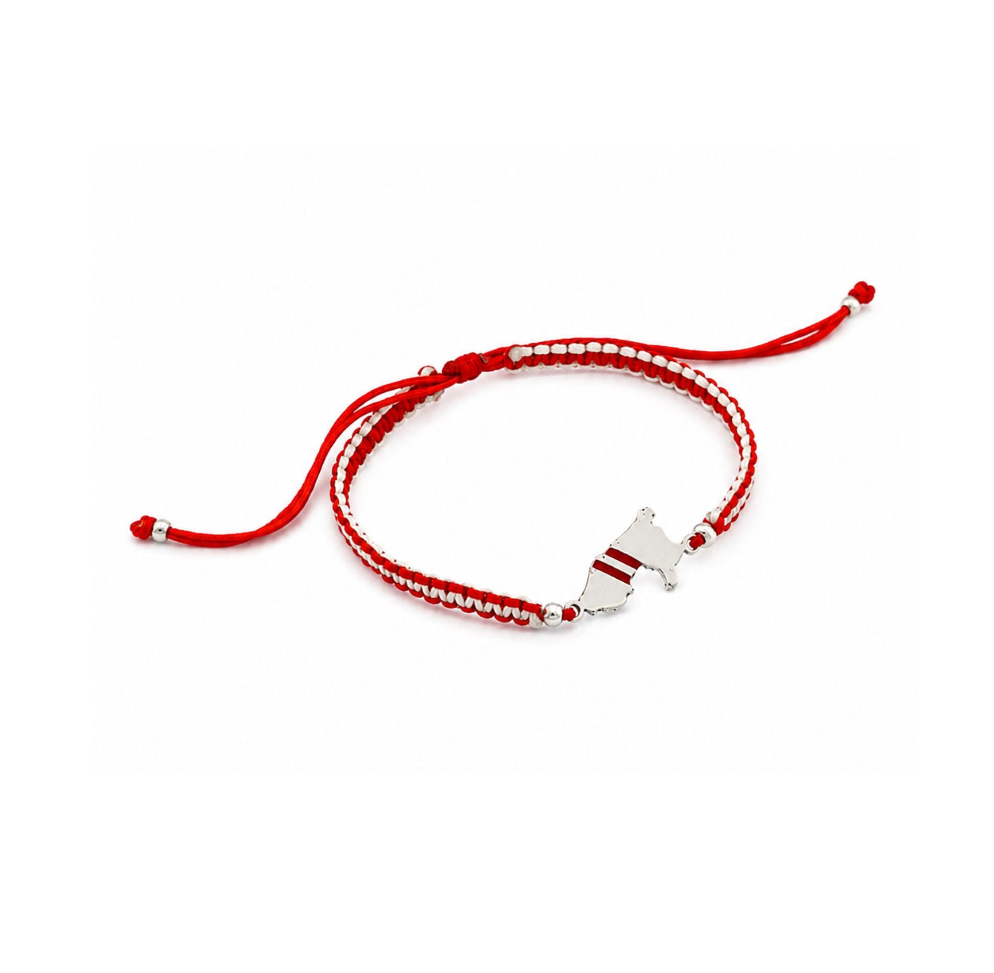 Pulsera Tejida Mapa del Perú
