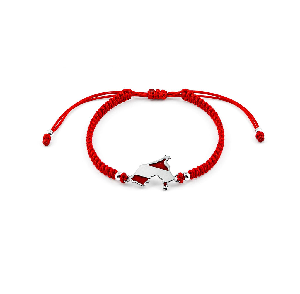 Pulsera Tejida Mapa del Perú 3