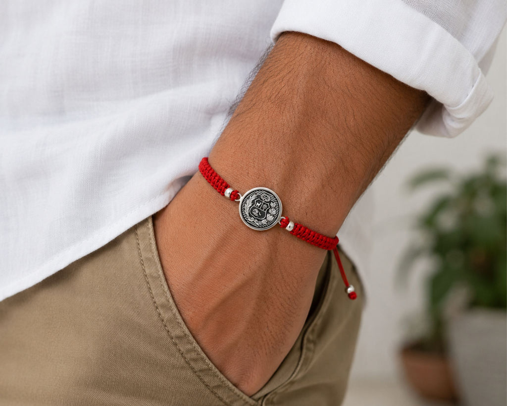 Pulsera Tejida Escudo del Perú