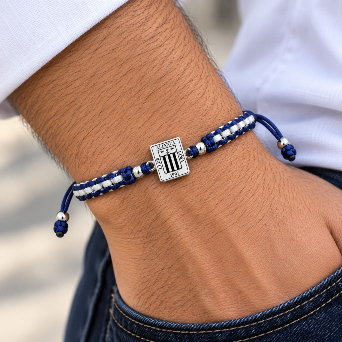 Pulsera Tejida Pasión Aliancista 3