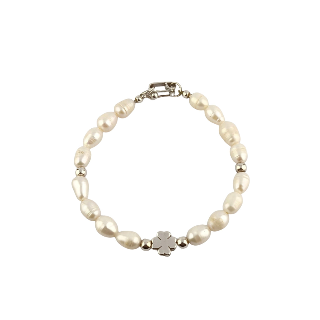 Pulsera Perla Trebol