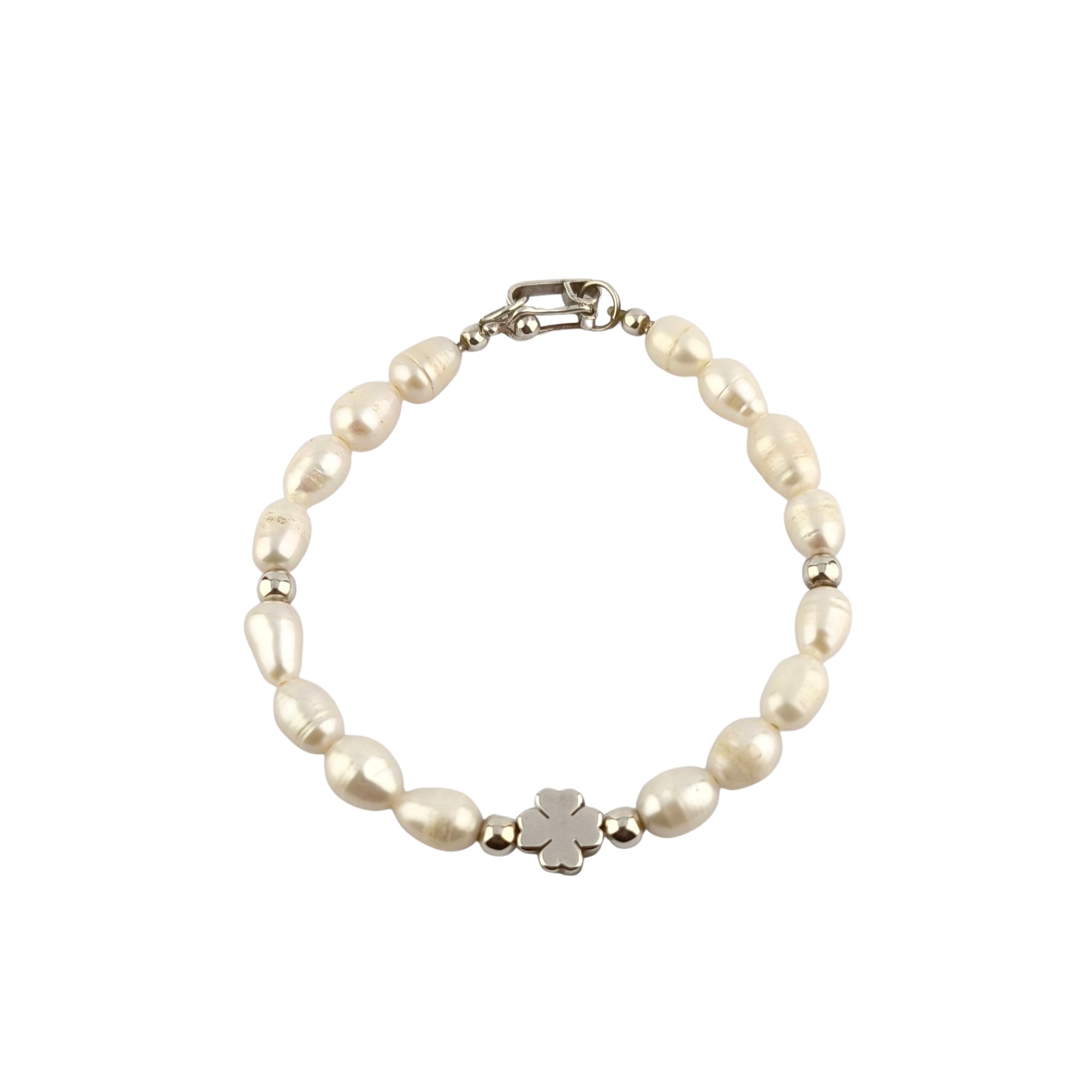 Pulsera Perla Trebol