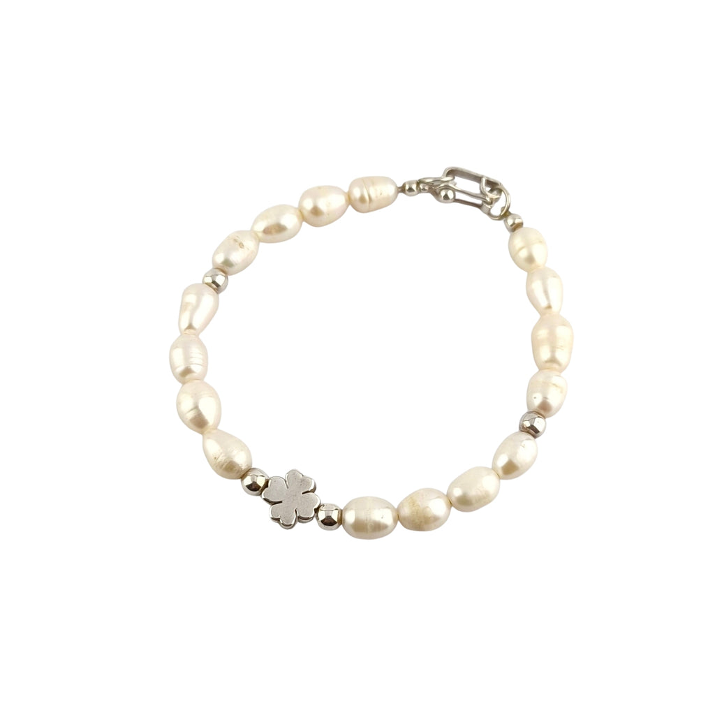 Pulsera Perla Trebol