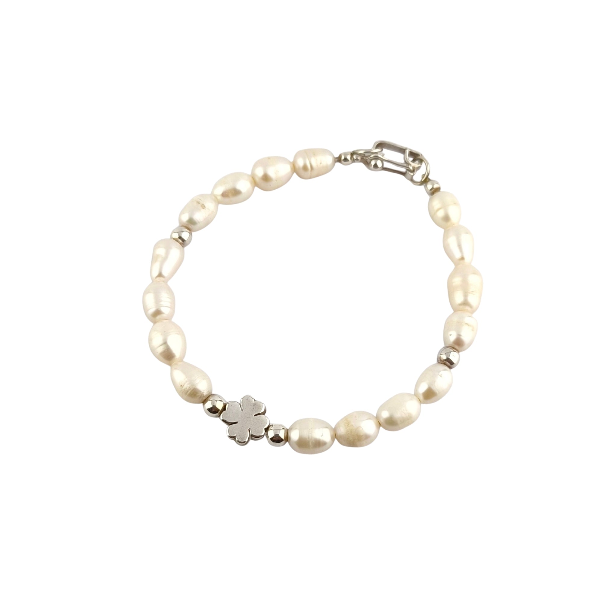 Pulsera Perla Trebol
