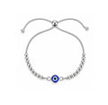 Pulsera Regulable Ojo Turco Azul