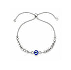 Pulsera Regulable Ojo Turco Azul