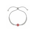 Pulsera Regulable Ojo Turco Rojo