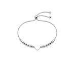 Pulsera Regulable Corazón Liso