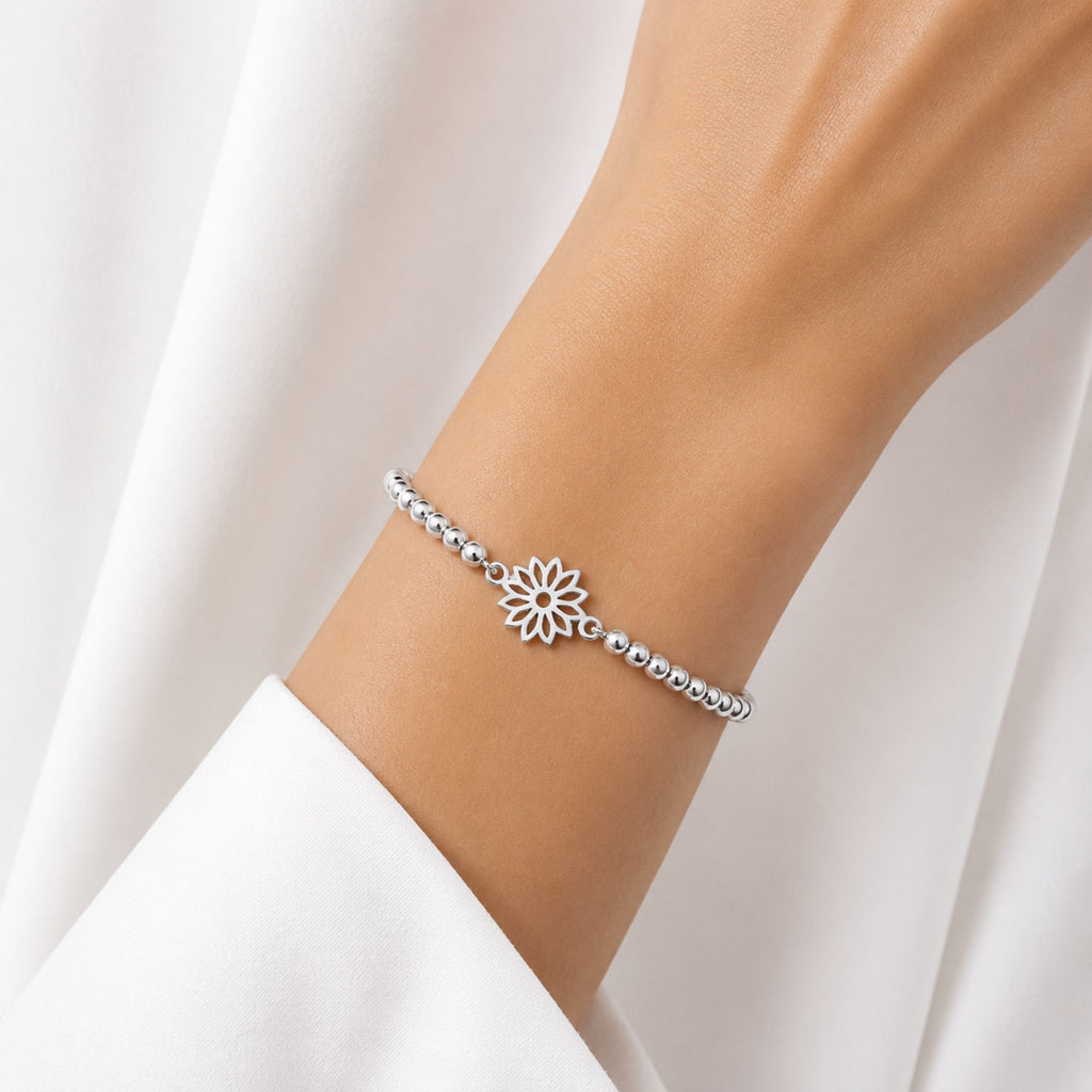 Pulsera Regulable Flor Eterna