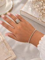 Pulsera Regulable Esferas Clásicas