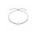 Pulsera Regulable Inicial Personalizada Letra C