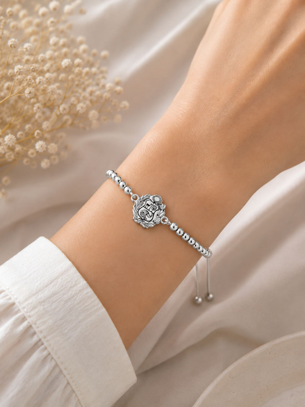 Pulsera Regulable Escudo Peruano