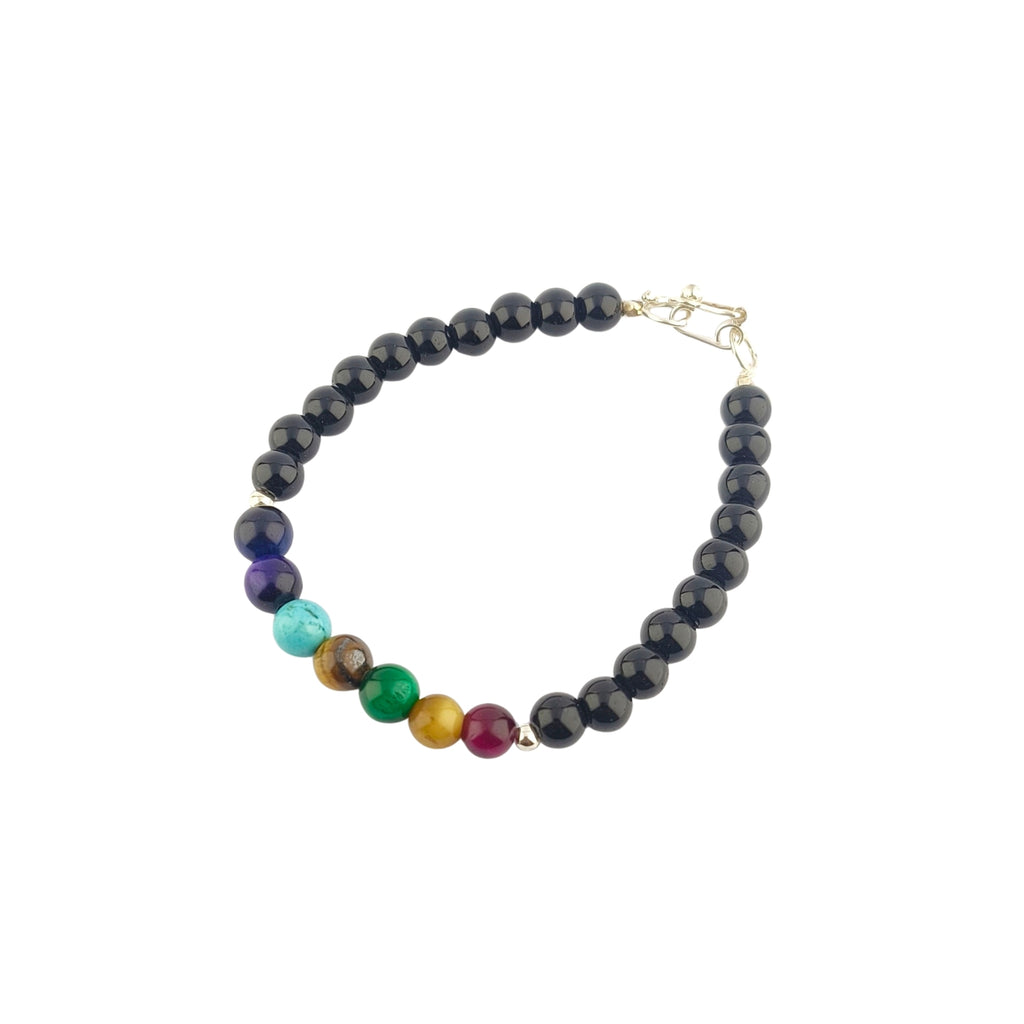 Pulsera Ónix 7 Chacras