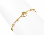 Pulsera Árbol de Vida Oro 18K