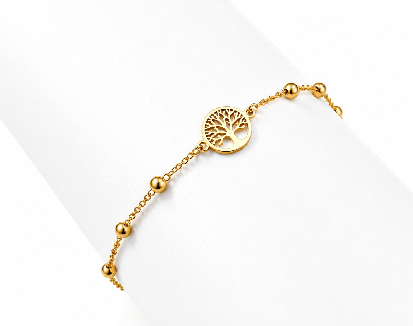 Pulsera Árbol de Vida Oro 18K