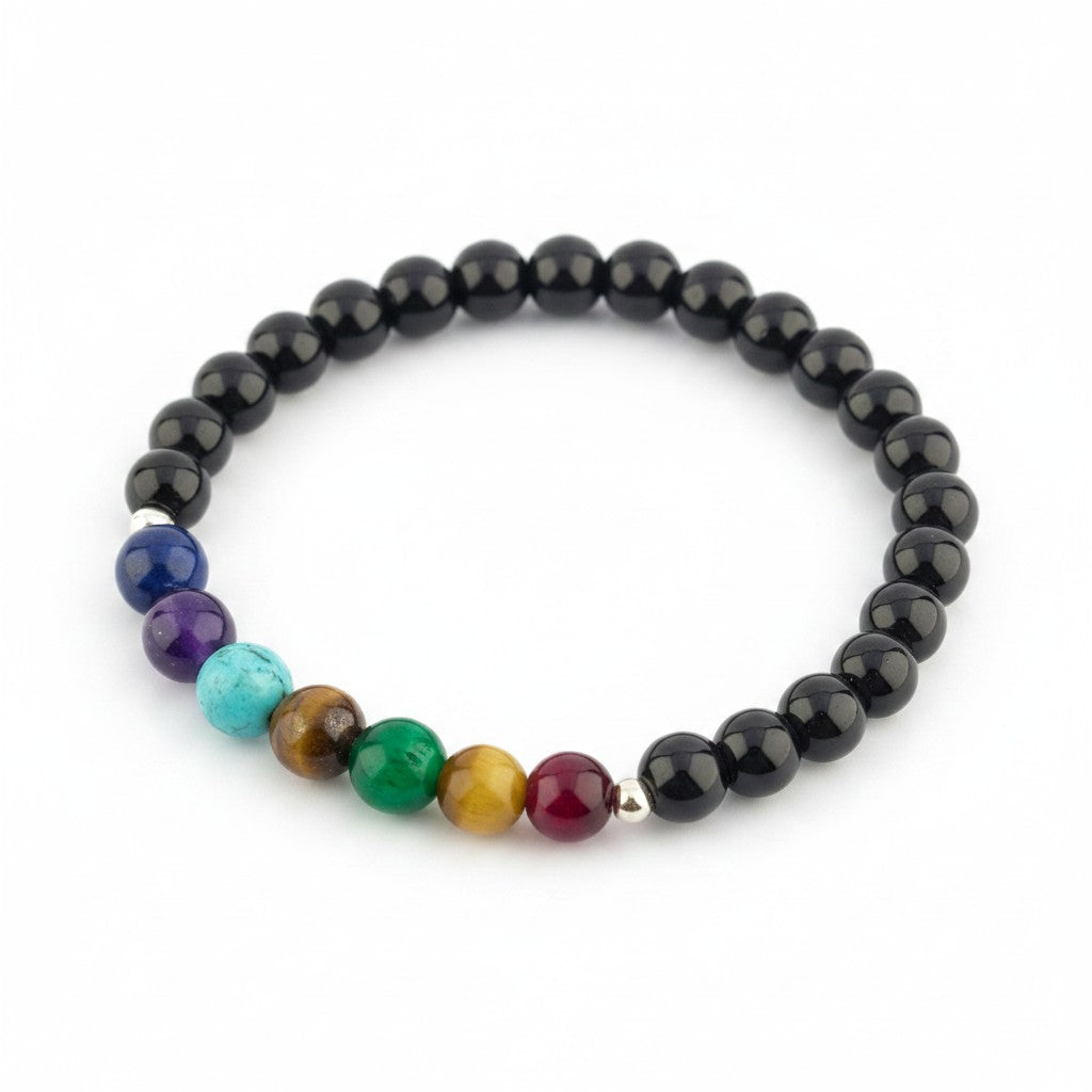 Pulsera Ónix 7 Chacras