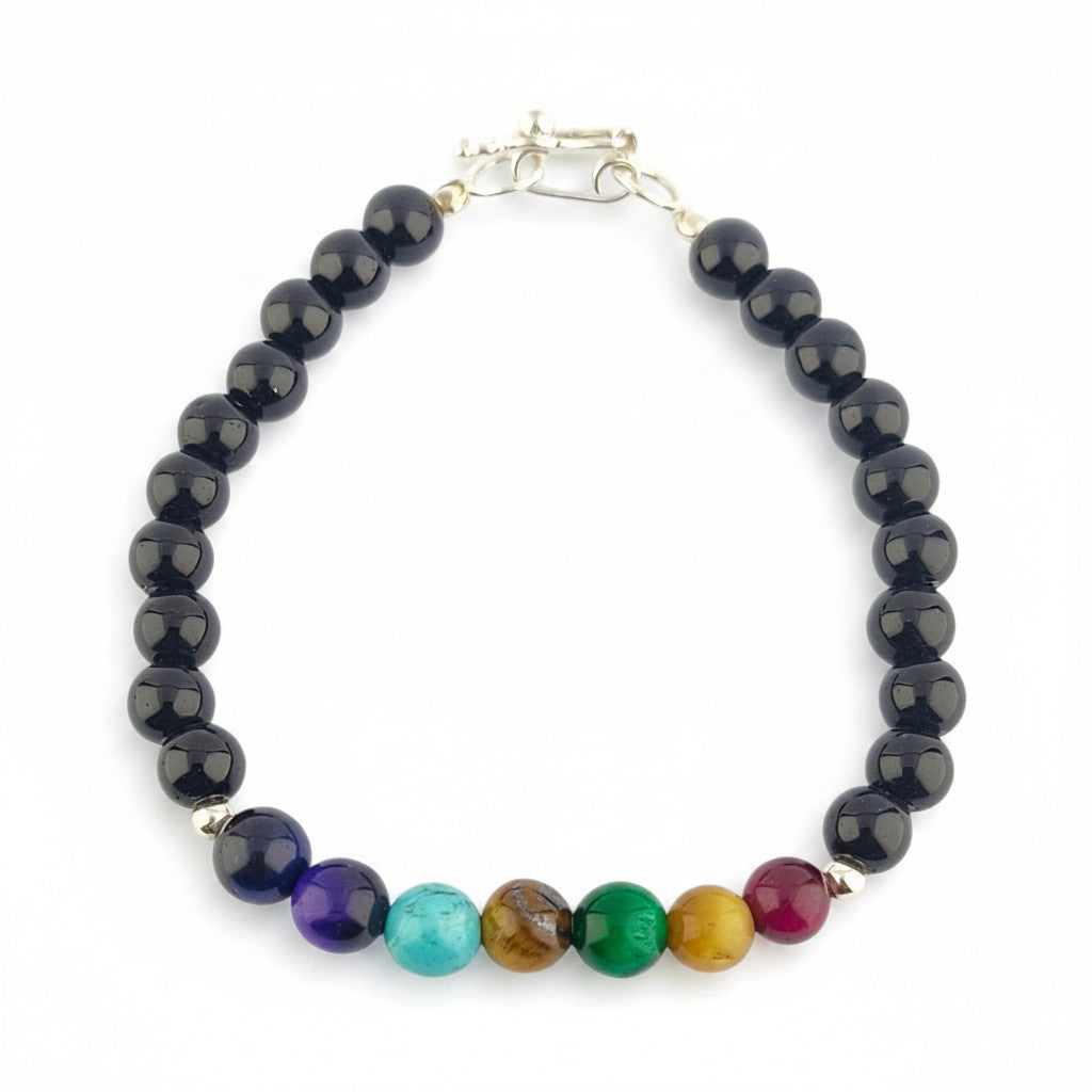 Pulsera Ónix 7 Chacras
