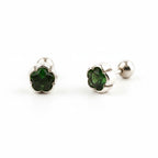 Arete Reversible Florcita Esmeralda