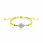 Pulsera Tejida Girasol