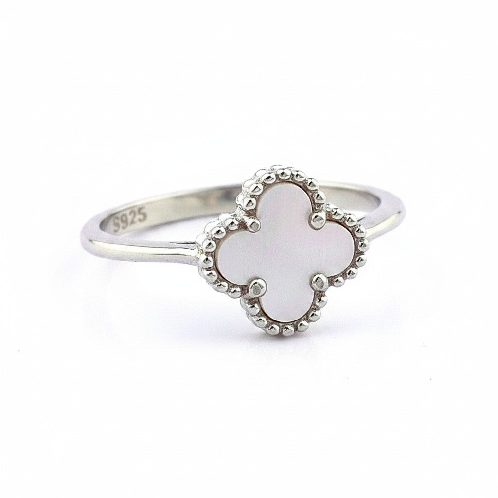 Anillo Trebol Vanclif Nacar