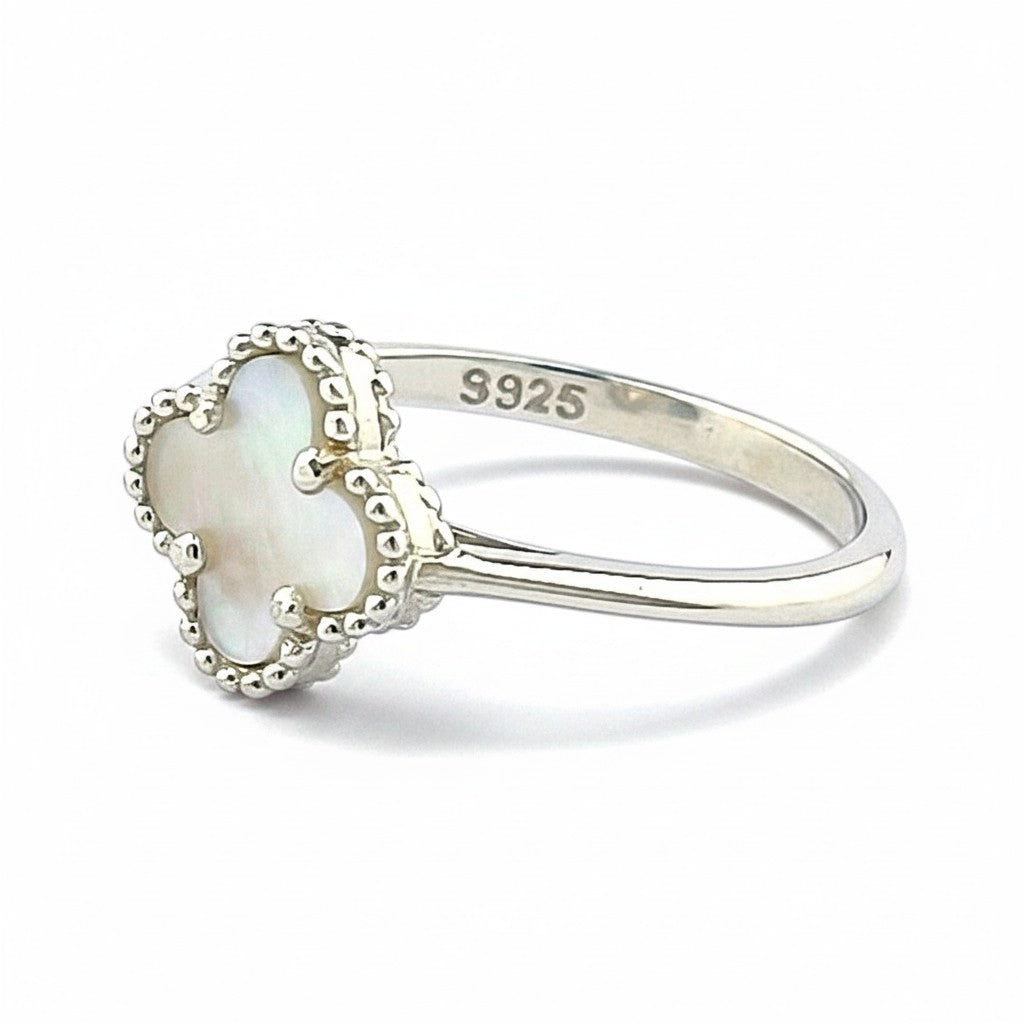 Anillo Trebol Vanclif Nacar