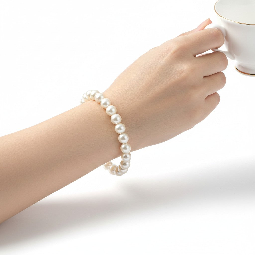 Pulsera Perla Natural