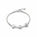 Pulsera de Damas 3 Corazones