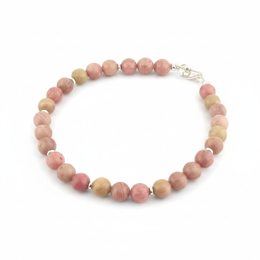 Pulsera Rodonita Rosa