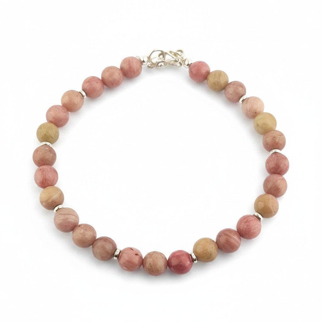 Pulsera Rodonita Rosa