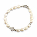 Pulsera Perla Trebol