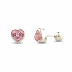 Arete Reversible Corazon Pink