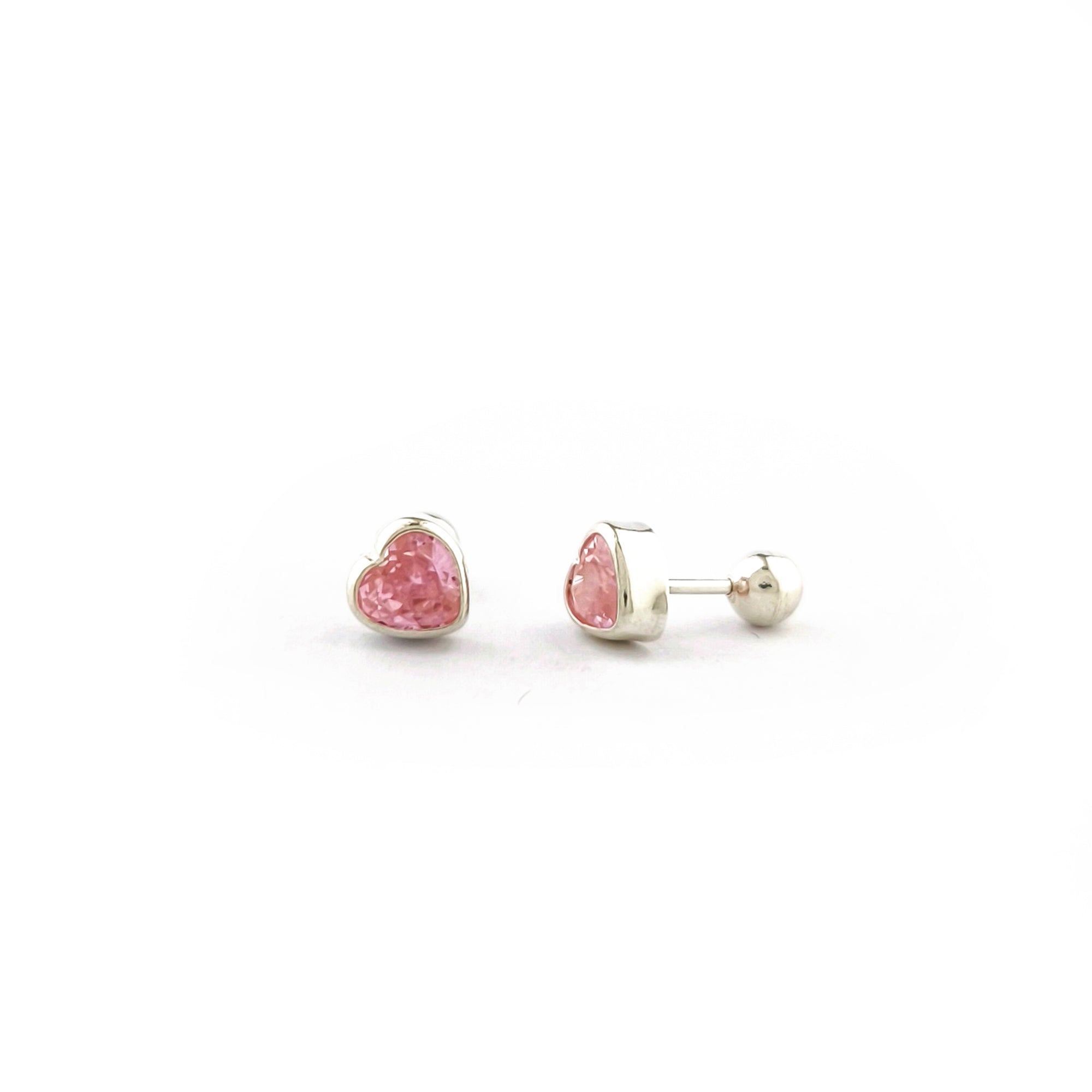Arete Reversible Corazon Pink