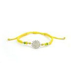 Pulsera Tejida Girasol
